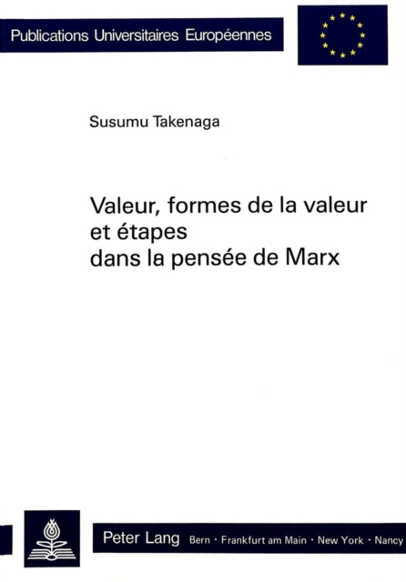 Book cover of: Valeur, formes de la valeur et etapes dans la pensee de Marx