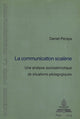 Book cover of: La communication scalene