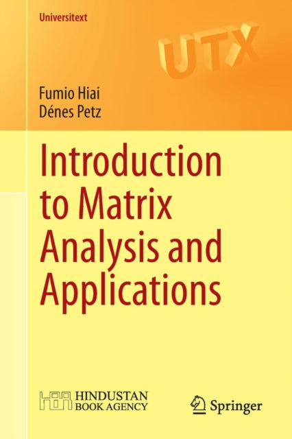 Book cover of: Introduction to Matrix Analysis and Applications