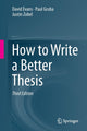 Book cover of: How to Write a Better Thesis. By: David Evans
