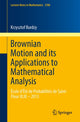 Book cover of: Brownian Motion and its Applications to Mathematical Analysis
