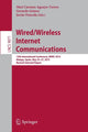 Book cover of: Wired/Wireless Internet Communications. By: Mari Carmen Aguayo-Torres