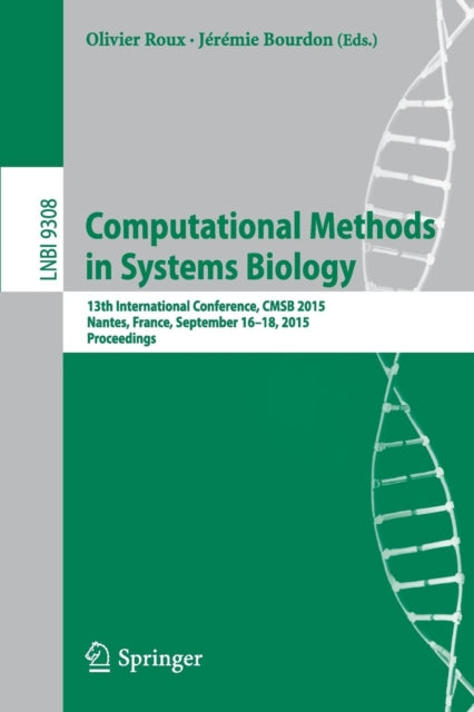 Book cover of: Computational Methods in Systems Biology. By: Olivier Roux