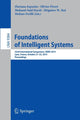 Book cover of: Foundations of Intelligent Systems. By: Floriana Esposito