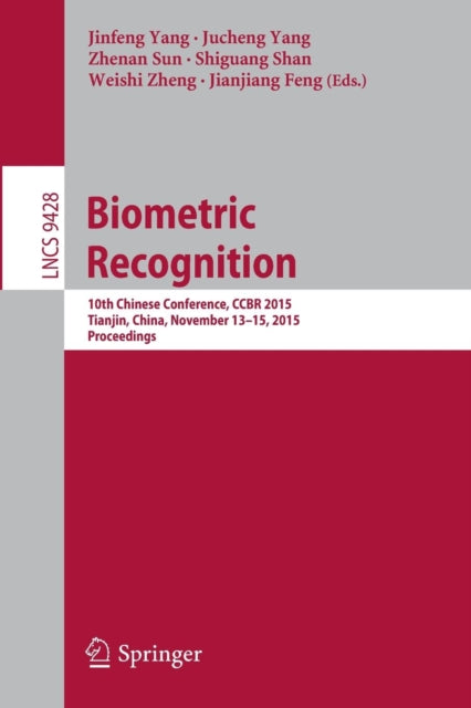 Book cover of: Biometric Recognition. By: Jinfeng Yang