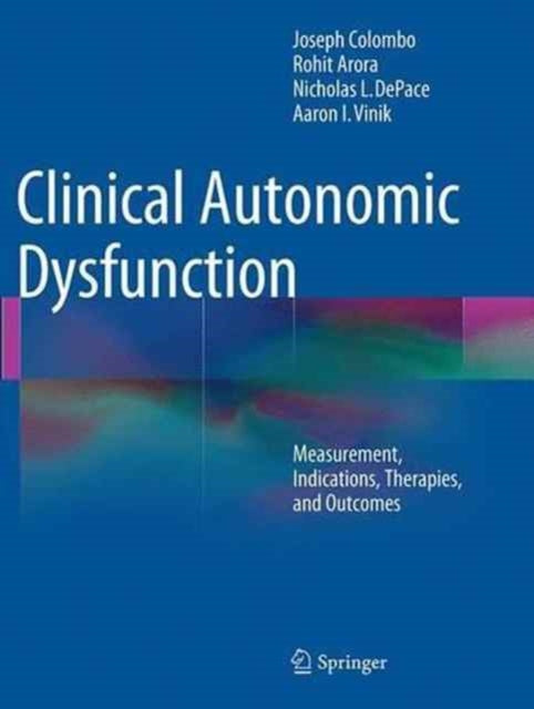 Book cover of: Clinical Autonomic Dysfunction. By: Joseph Colombo