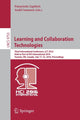 Book cover of: Learning and Collaboration Technologies. By: Panayiotis Zaphiris