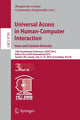 Book cover of: Universal Access in Human-Computer Interaction. Users and Context Diversity. By: Margherita Antona