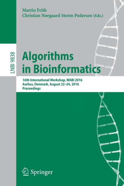 Book cover of: Algorithms in Bioinformatics. By: Martin C. Frith