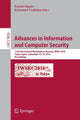 Book cover of: Advances in Information and Computer Security. By: Kazuto Ogawa