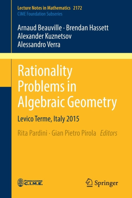 Book cover of: Rationality Problems in Algebraic Geometry. By: Arnaud Beauville