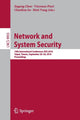Book cover of: Network and System Security. By: Jiageng Chen