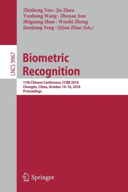 Book cover of: Biometric Recognition. By: Zhisheng You