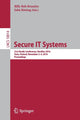 Book cover of: Secure IT Systems. By: Billy Brumley