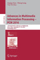 Book cover of: Advances in Multimedia Information Processing - PCM 2016. By: Enqing Chen