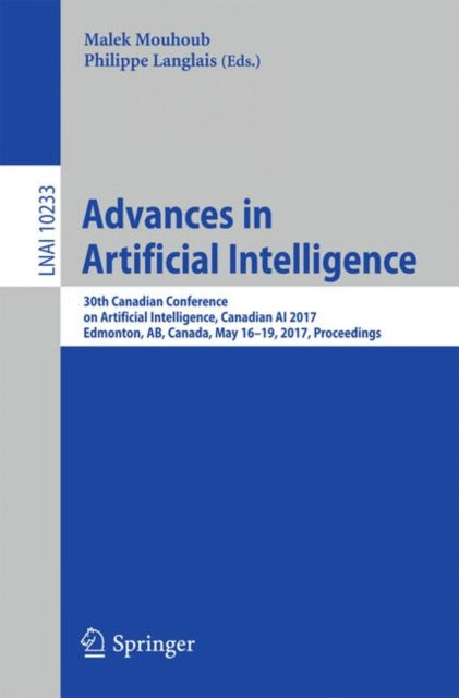 Book cover of: Advances in Artificial Intelligence. By: Malek Mouhoub