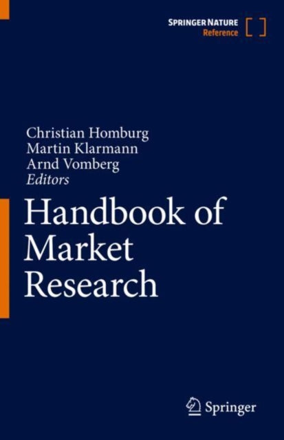 Book cover of: Handbook of Market Research. By: Christian Homburg