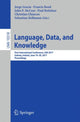 Book cover of: Language, Data, and Knowledge. By: Jorge Gracia