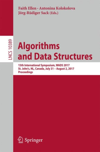 Book cover of: Algorithms and Data Structures. By: Faith Ellen