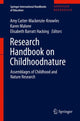 Book cover of: Research Handbook on Childhoodnature. By: Amy Cutter-Mackenzie-Knowles
