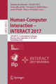 Book cover of: Human-Computer Interaction - INTERACT 2017. By: Regina Bernhaupt