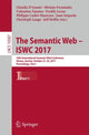 Book cover of: Semantic Web – ISWC 2017. By: Claudia d'Amato