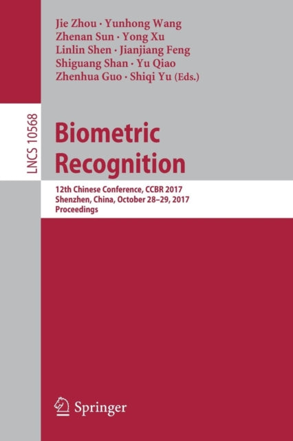 Book cover of: Biometric Recognition. By: Jie Zhou
