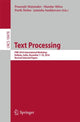 Book cover of: Text Processing. By: Prasenjit Majumder