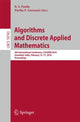 Book cover of: Algorithms and Discrete Applied Mathematics. By: B.S. Panda