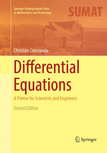 Book cover of: Differential Equations. By: Christian Constanda
