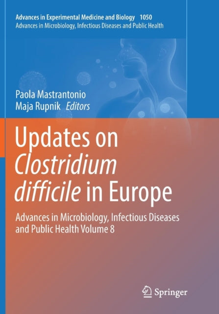 Book cover of: Updates on Clostridium difficile in Europe. By: Paola Mastrantonio