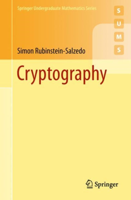 Book cover of: Cryptography. By: Simon Rubinstein-Salzedo