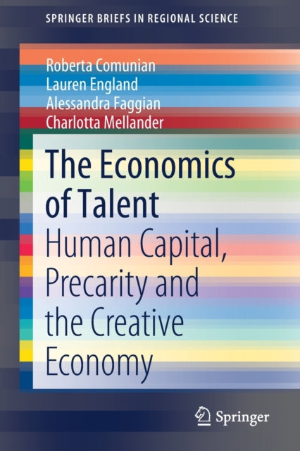 Book cover of: Economics of Talent. By: Alessandra Faggian