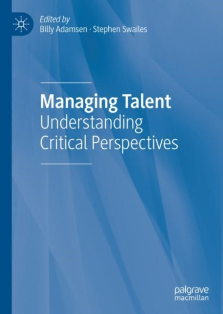 Book cover of: Managing Talent. By: Billy Adamsen