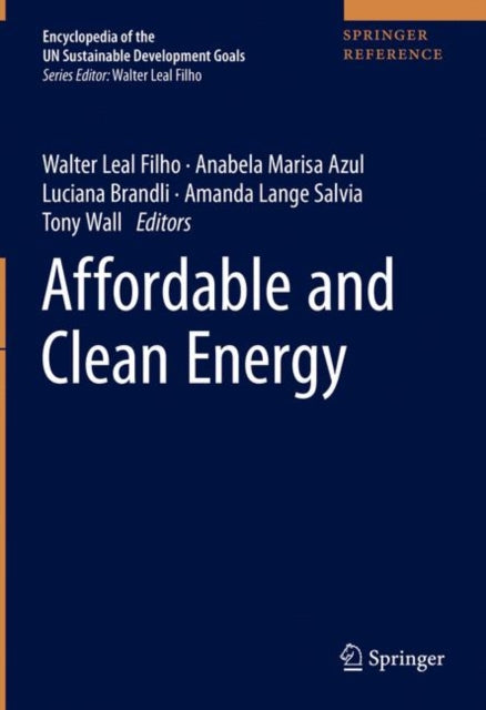 Book cover of: Affordable and Clean Energy. By: Walter Leal Filho
