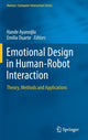 Book cover of: Emotional Design in Human-Robot Interaction. By: Hande Ayanoğlu