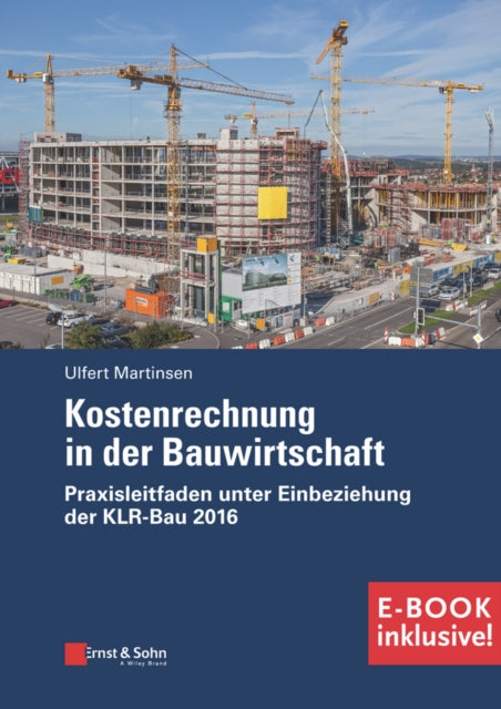 Book cover of: Kostenrechnung in der Bauwirtschaft (+e-PDF). By: Ulfert Martinsen