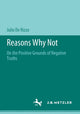 Book cover of: Reasons Why Not. By: Julio De Rizzo
