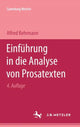 Book cover of: Einfuhrung in die Analyse von Prosatexten