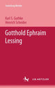 Book cover of: Gotthold Ephraim Lessing. By: Karl S. Guthke