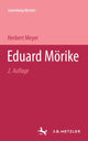 Book cover of: Eduard Morike. By: Herbert Meyer