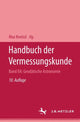 Book cover of: Handbuch der Vermessungskunde. By: Dr.-Ing. Karl Ramsayer
