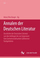 Book cover of: Annalen der deutschen Literatur. By: Heinz Otto Burger