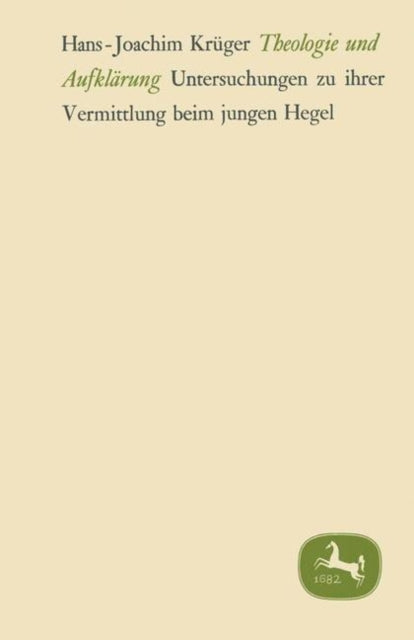 Book cover of: Theologie und Aufklarung. By: Hans-Joachim Krüger