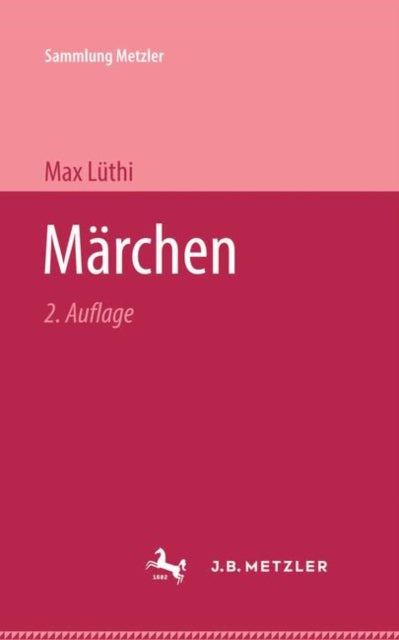 Book cover of: Marchen. By: Max Lüthi