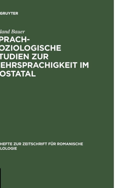 Book cover of: Sprachsoziologische Studien Zur Mehrsprachigkeit Im Aostatal