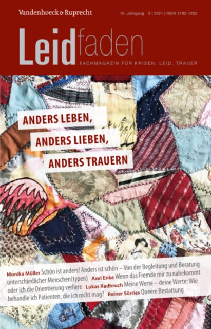 Book cover of: Anders leben, anders lieben, anders trauern. By: Lukas Radbruch