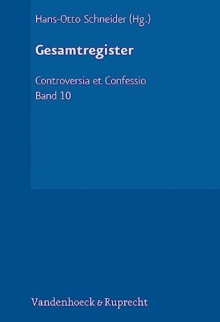 Book cover of: Gesamtregister. By: Hans-Otto Schneider