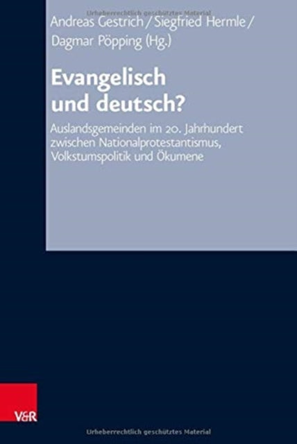 Book cover of: Evangelisch und deutsch?. By: Andreas Gestrich