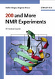 Book cover of: 200 and More NMR Experiments. By: Stefan Berger